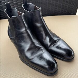 To Boot New York Adam Derrick Black Leather Chelsea Boots Men’s 11 Made in Italy